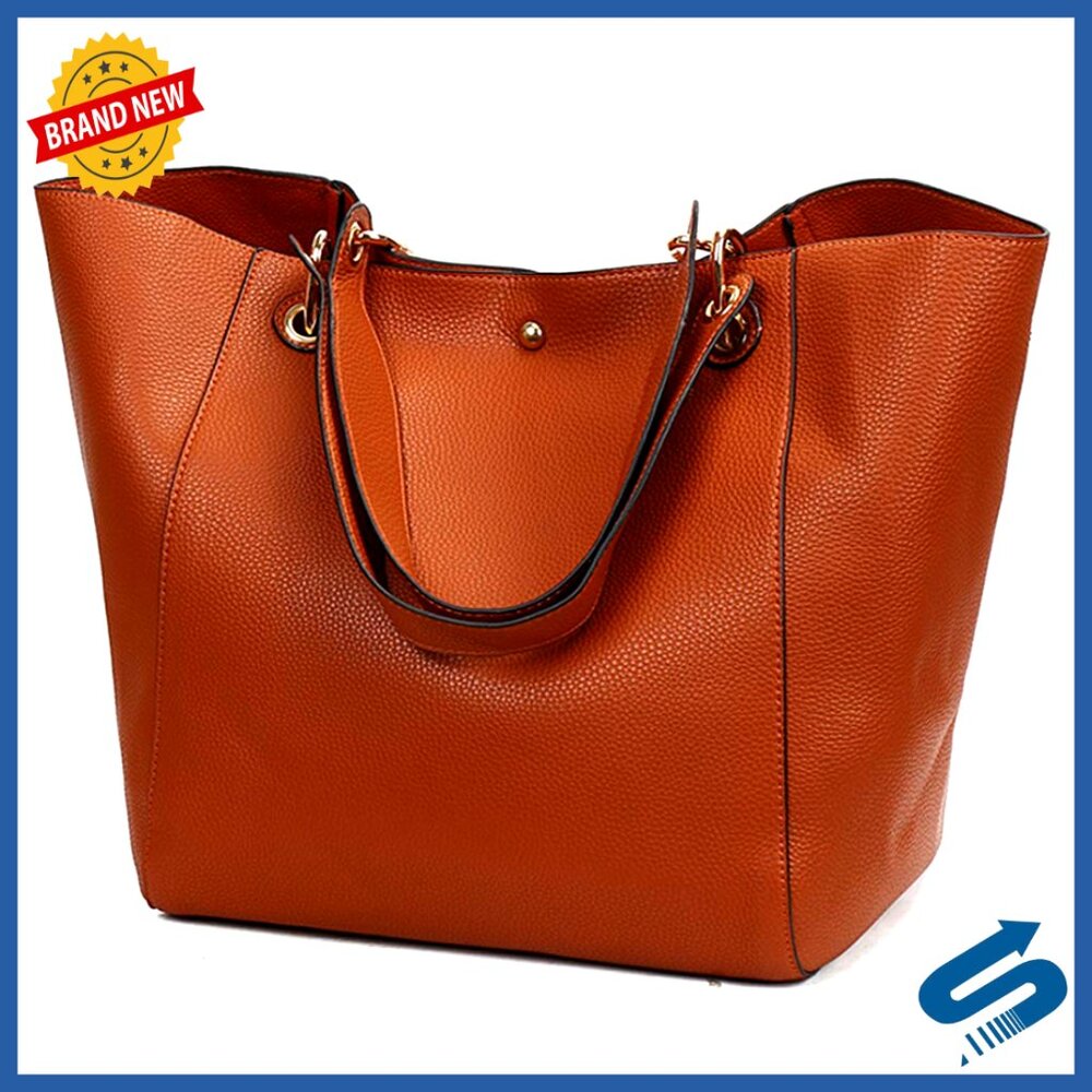 Large Capacity Work Tote Bag Designer Travel Shoulder Handbag Bucket Style